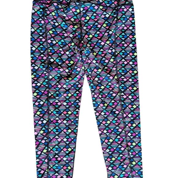 Victoria's Secret VSX Sport Multicolor Aztec Print Capri Leggings - Picture 2 of 4
